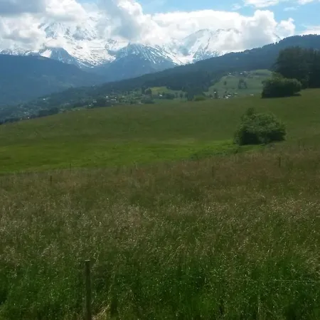 Rez de chaussée très calme vue Mont-Blanc Combloux Chambre photo